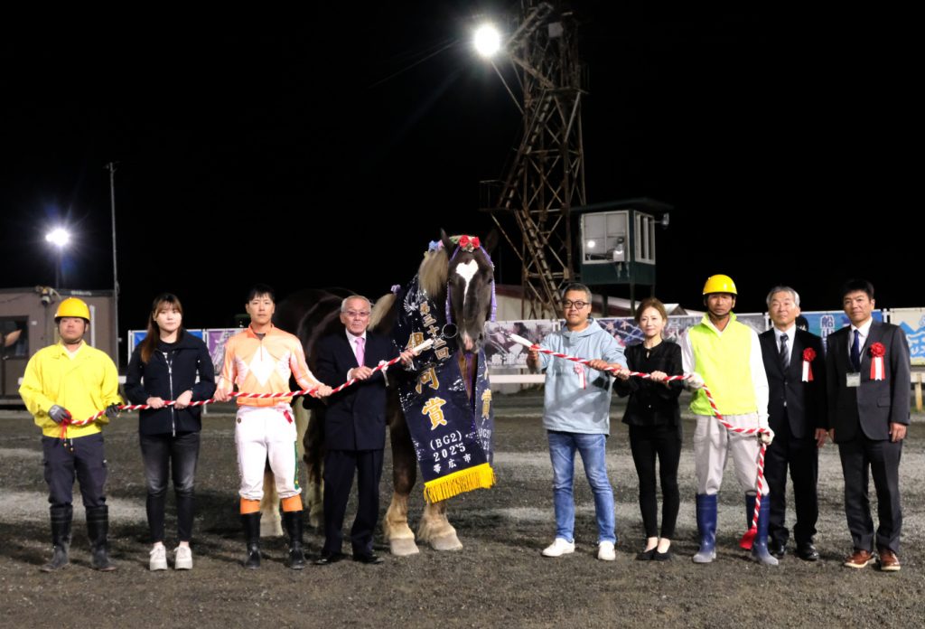 第33回 銀河賞を制したホクセイハリアーの関係者