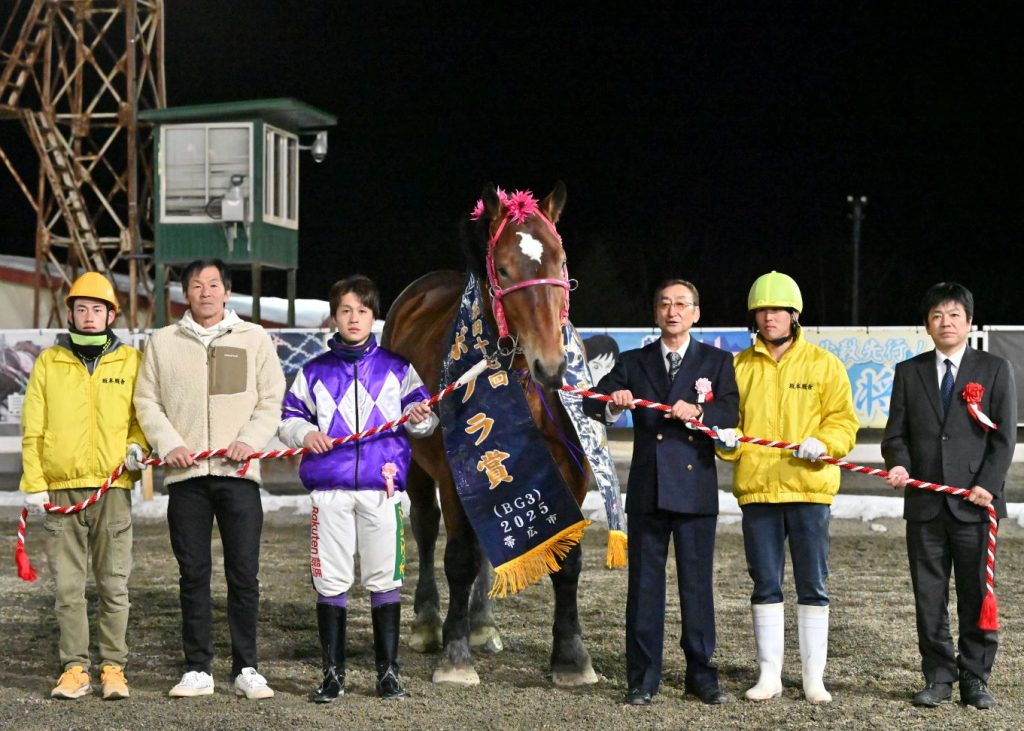 第47回ポプラ賞を制したスターイチバンの関係者